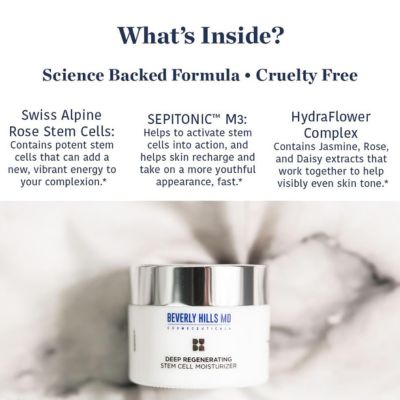 deep regenerating stem cell moisturizer supplement facts