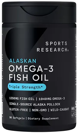 Sports Research Triple Strength Omega-3 Fish Oil