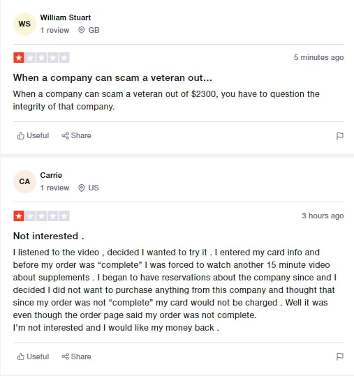 V Shred Review Trustpilot