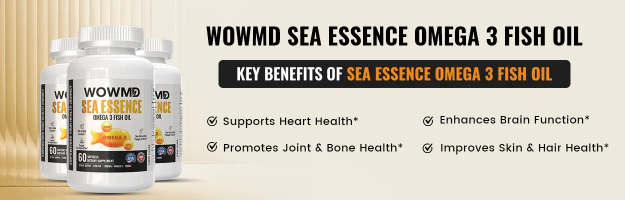WOWMD Sea Essence Omega 3 Fish Oil Benefits